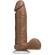 The Realistic Cock 8 Inch Dildo Flesh Brown