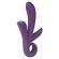 ToyJoy Trinity Triple Pleasure Vibrator Purple