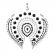 Bijoux Indiscrets Flamboyant Body Jewelery Black & Silver