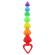 ToyJoy Rainbow Heart Anal Beads