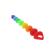 ToyJoy Rainbow Heart Anal Beads