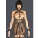 Leg Avenue KINK Wet Look Fishnet Open Bondage Dress