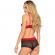 Leg Avenue 2 Pieces Set Black and Red