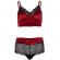 Leg Avenue 2 Pieces Set Black and Red