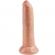 King Cock Realistic Dildo Uncut Flesh 23 CM