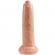 King Cock Realistic Dildo Uncut Flesh 23 CM