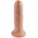 King Cock Realistic Dildo Uncut Flesh 17 CM