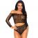 Leg Avenue 2 Pieces Set Top and High Waist Thong Os