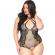 Leg Avenue Crothless Teddy 1X-2X