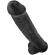 King Cock 15 Inch Cock with Balls Black