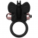 Coquette Cock Ring Butterfly  With Vibrator BLACK/ Gold