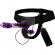 Harness Attraction Rodney  Double Purple Vibrator  18  X 3.5CM