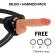 Cyber Silicock Strap-On Freeman Liquid Silicone With 3 Rings Free