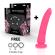 Delta Club Toys Harness + Dong Pink Silicone 17 X 3 CM