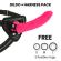 Delta Club Toys Harness + Dong Pink Silicone 20 X 4CM