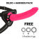 Delta Club Toys Harness + Dong Pink Silicone 23 X 4.5 CM