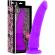 Delta Club Toys Harness + Dong Purple Silicone 23 X 4.5 CM