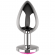 Coquette Anal Plug Metal Pink  Color Size L 4 X 9CM