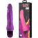 Colorful Sex Realistic Vibrator Purple 24 CM