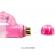 Baile Vibrators Multispeed Vibrator With Clit Stimulator Pink