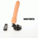 Basecock Realistic Vibrator Remote Control Flesh 19.5CM