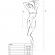 Passion Woman BS027 Bodystocking Dress Style Black One Size