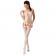 Passion Woman BS054 Bodystocking White One Size