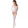 Passion Woman BS055 Bodystocking White One Size