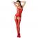 Passion Woman BS050 Bodystocking - Red One Size