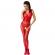 Passion Woman BS052 Bodystocking - Red