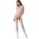 Passion Woman BS061 Bodystocking White