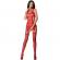 Passion Woman BS066 Bodystocking Red