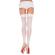 Leg Avenue Sheer Stockings With Backseam White