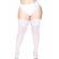 Leg Avenue Plus Size  Stay Up Sheer White