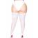 Leg Avenue Plus Size  Stay Up Sheer White