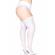 Leg Avenue Plus Size  Stay Up Sheer White