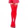 Leg Avenue Nylon Thigh Highs With Bow Red One Size