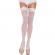 Leg Avenue Nylon Stocking White Plus Size