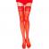 Leg Avenue Plus Size Sheer Stay Up\'S Red Plus Size