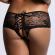 Queen Lingerie Open Back Floral Lace Panties