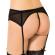 Queen Lingerie Lace Garter Belt Thong