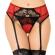 Queen Lingerie Lace Garter Belt Thong