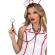 Leg Avenue Head Nurse Dress 3 Pieces Set Size