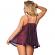 Subblime Babydoll With Bow and Shinny Details Purple