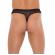 Mens Black Mesh G-String