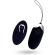 Intense Flippy II  Vibrating Egg With Remote Control Black