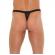 Mens Black G-String With Red Pouch