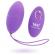 Womanvibe Alsan Egg Remote Control Black Silicone Purple