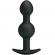 Pretty Love Bottom - Silicone Anal Balls  10.3 CM - Black