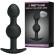 Pretty Love Bottom - Silicone Anal Balls  10.3 CM - Black